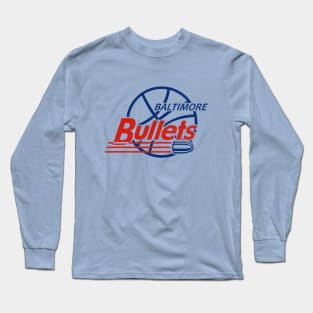 Classic Baltimore Bullets Basketball Long Sleeve T-Shirt